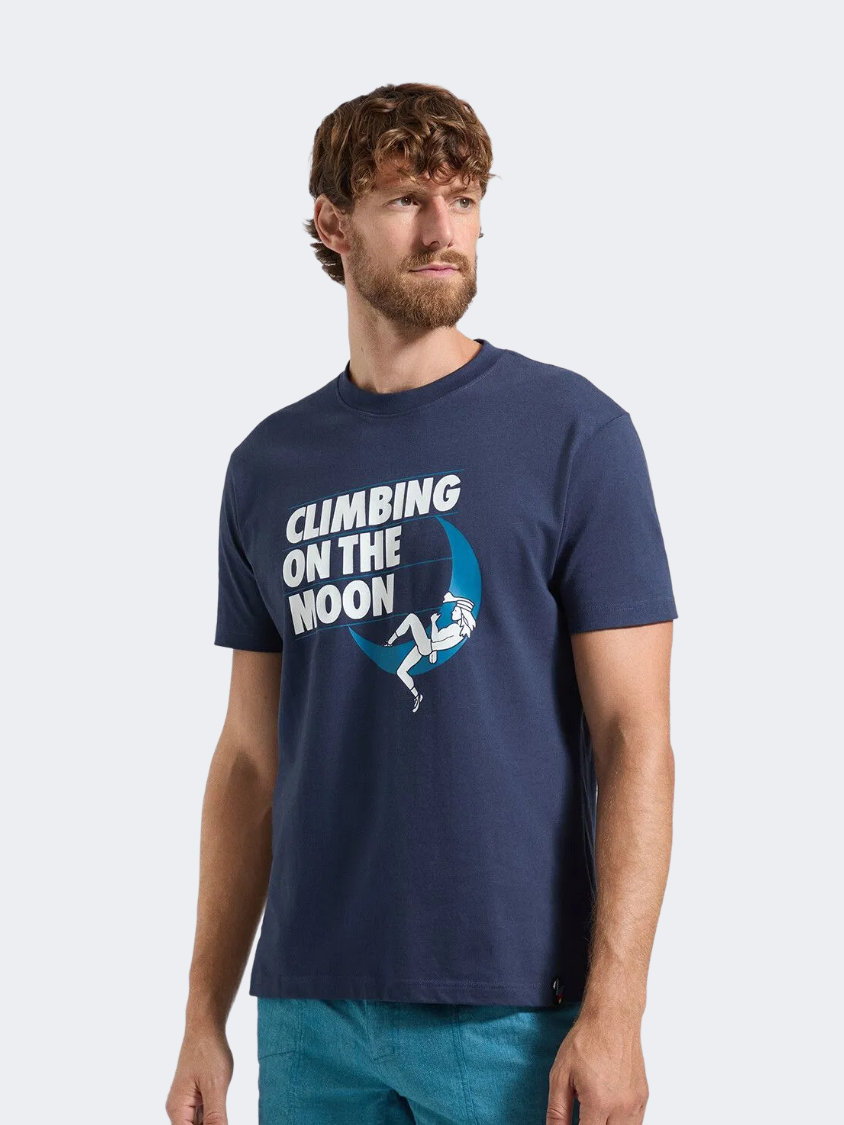 La Sportiva Moon Rock Men Climbing T-Shirt Night Sky/Chalk