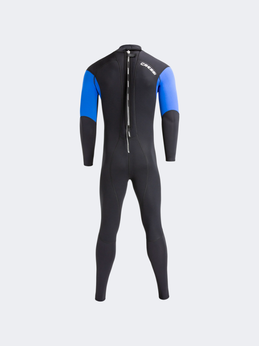 Cressi Morea Monopiece 3 Mm Men Diving Suit Black/Blue