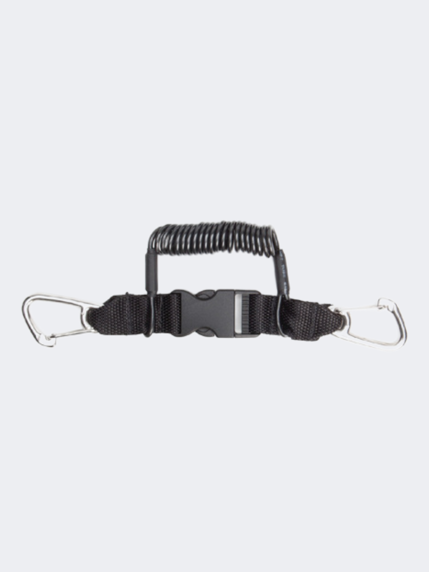 Xs-Scuba Unisex Cl03 Coil Lanyard-52 Inch With Clip/2 Ends Black Diving Instrument