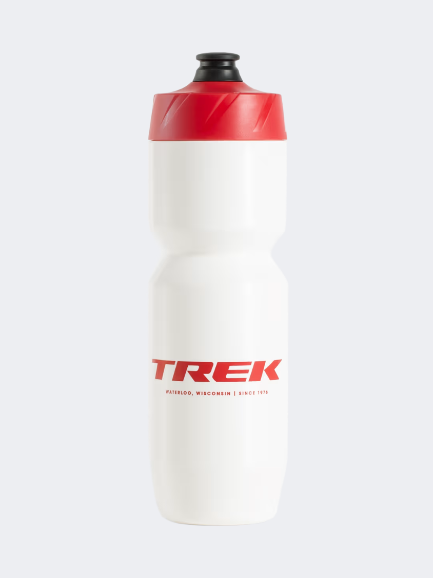 Trek 26 Oz Unisex Biking Bottle White/Red