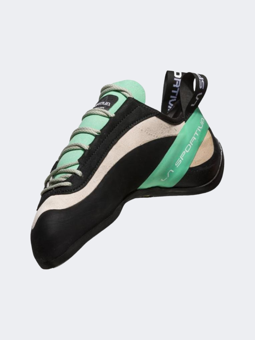 La Sportiva Miura Women Climbing Shoes White/Jade Green