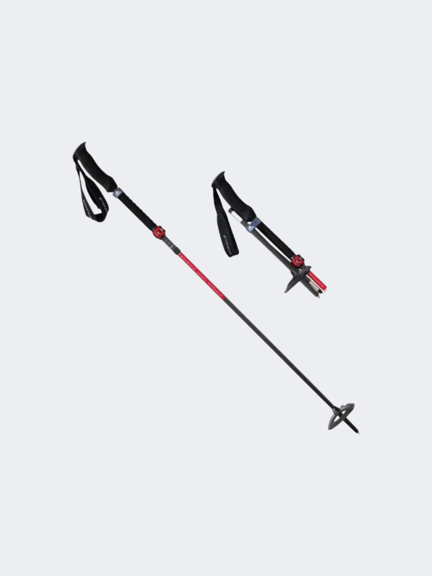 MSR Dynalock Ascent Snow Shoeing Pole Carbon/Red/Black