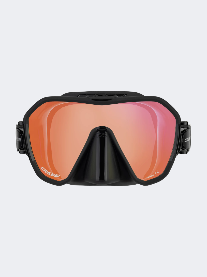 Cressi Z2 Small Diving Mask Black/Blue/Orange