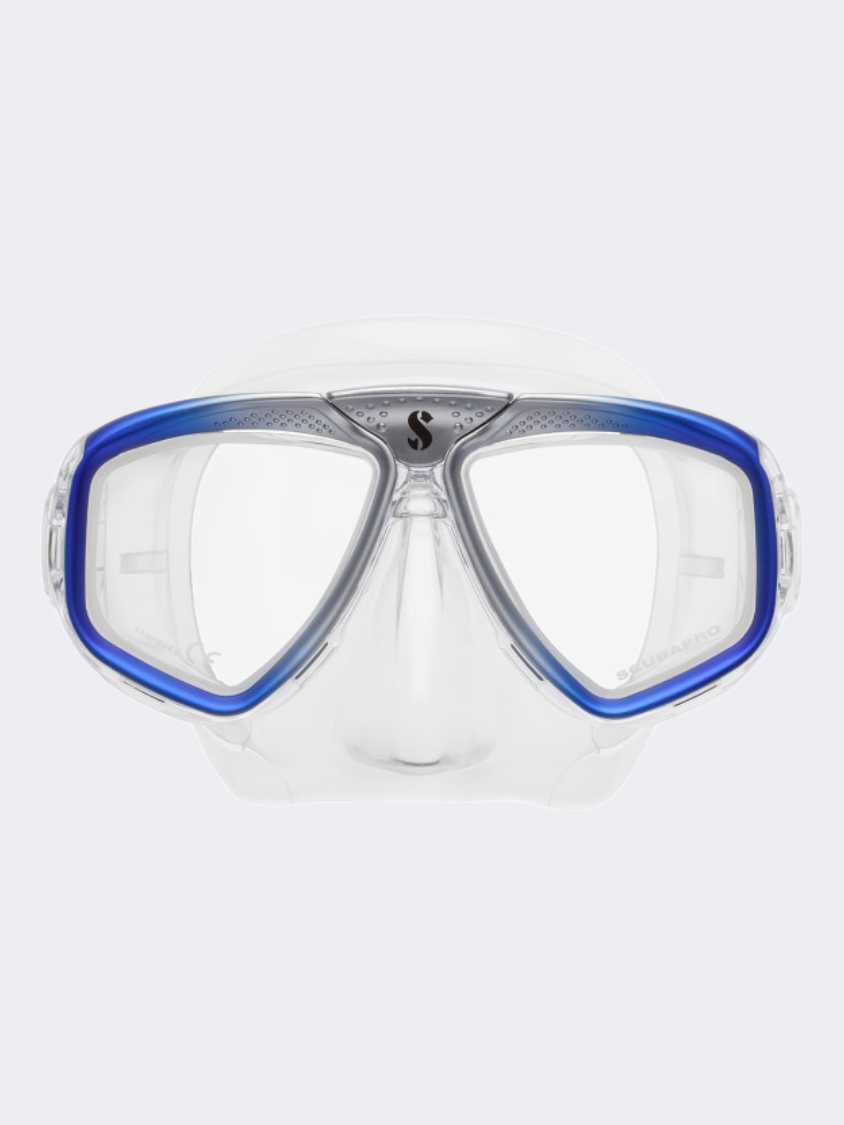 Scubapro Unisex Diving 24.157.010 Zoom Evo, Blue/Silver Mask
