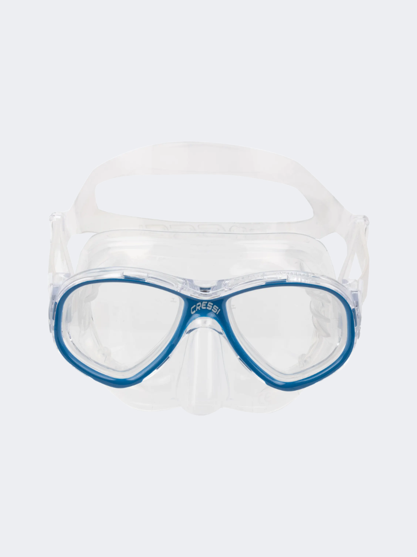 Cressi Perla + Mini Island Combo Kids Swimming Set Clear/Blue