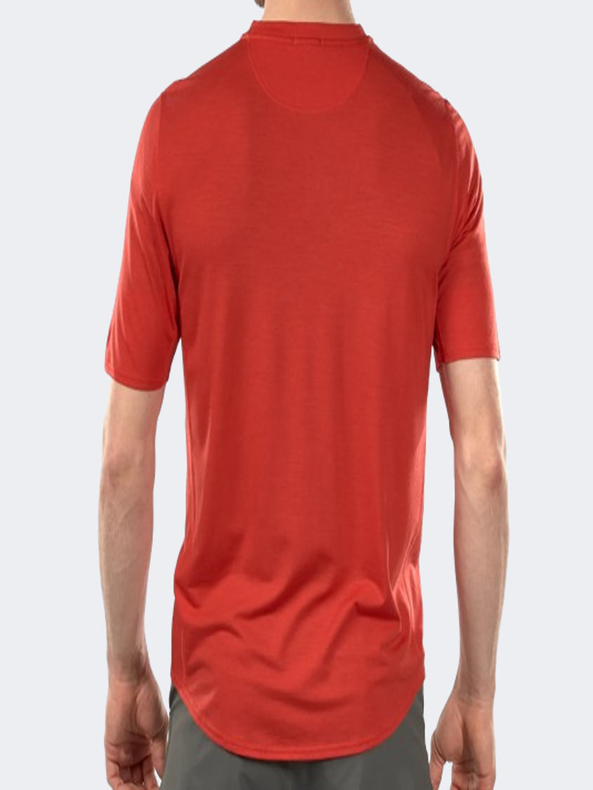 Bontrager Adventure Henley Mars Men Biking T-Shirt Red