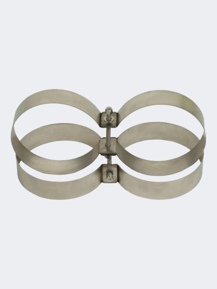 Xs-Scuba Unisex Sb725 Highland 7.25 Inch Cylinder Bands 2.5 Inch Wide Silver Diving Instrument