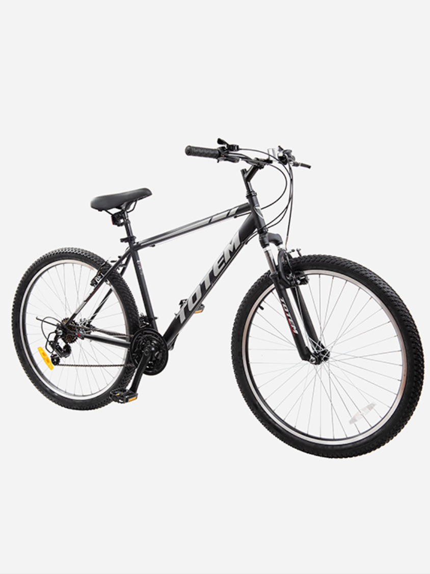 Totem 27.5 Inch Steel Unisex Bike Black/Grey/Red