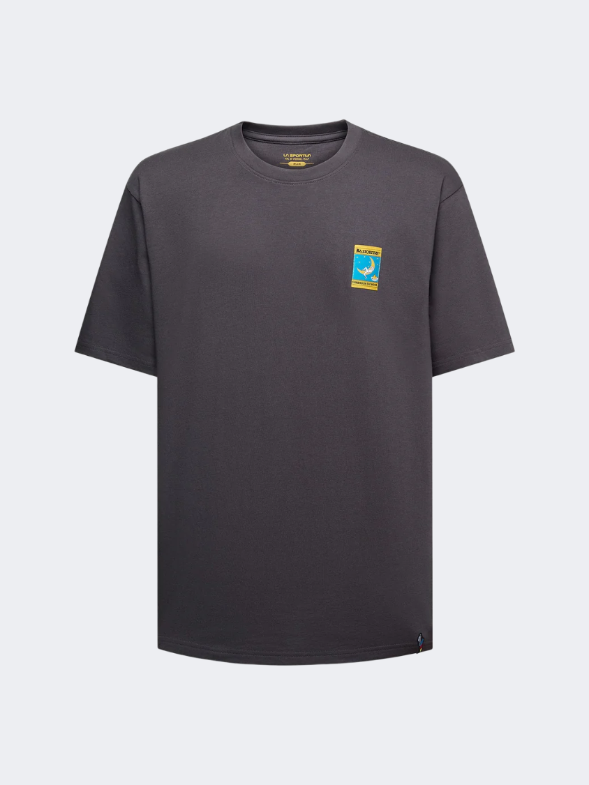 La Sportiva Moon Patch Men Climbing T-Shirt Onyx