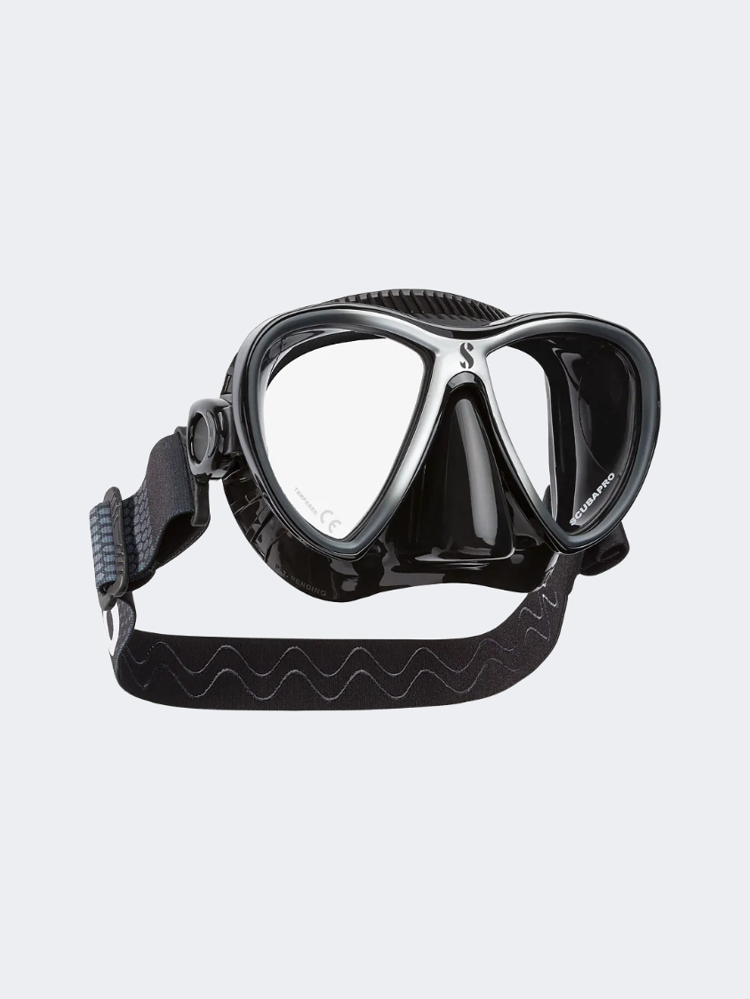 Scubapro Synergy Twin Dive Mask W/Comfort Strap Black/Silver/Grey