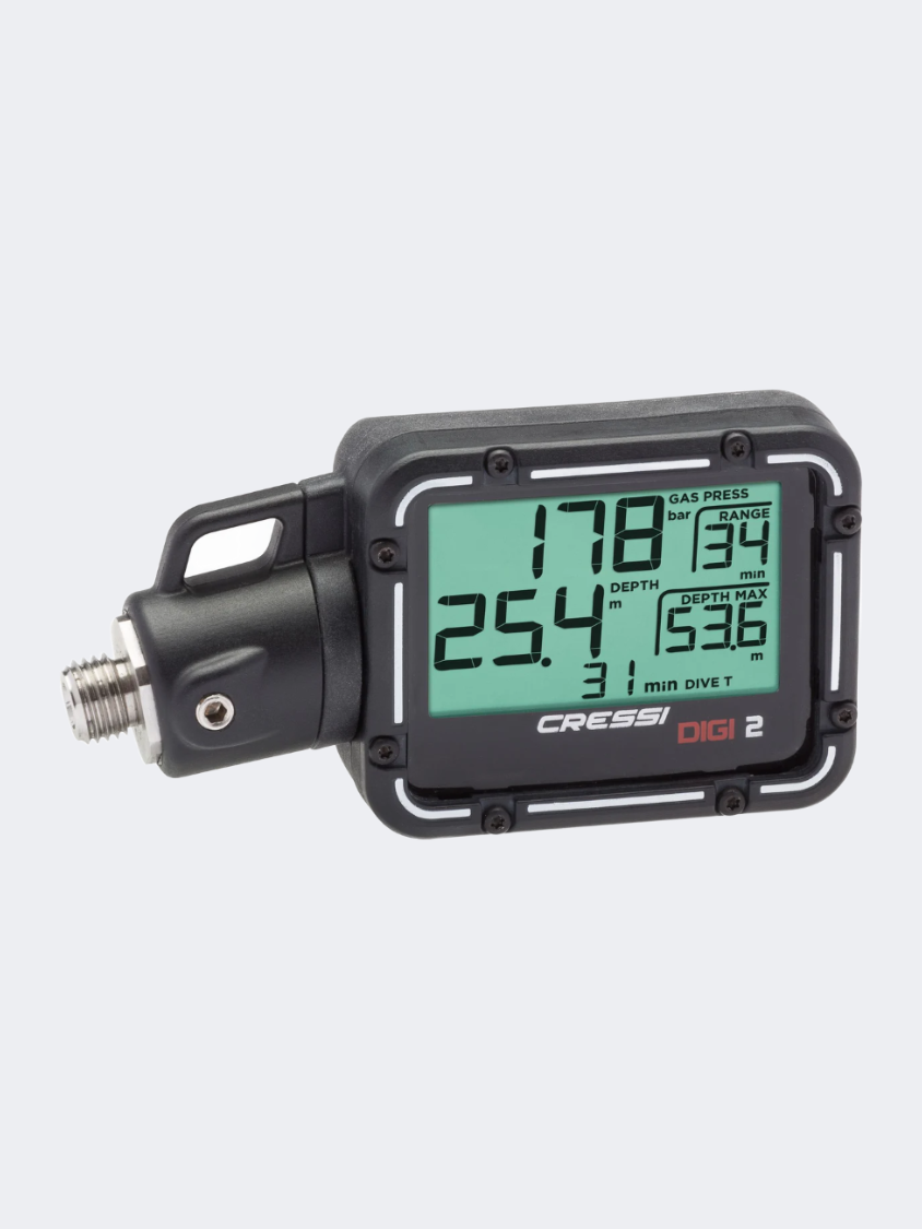 Cressi Digi 2 Console Diving Equipment Black