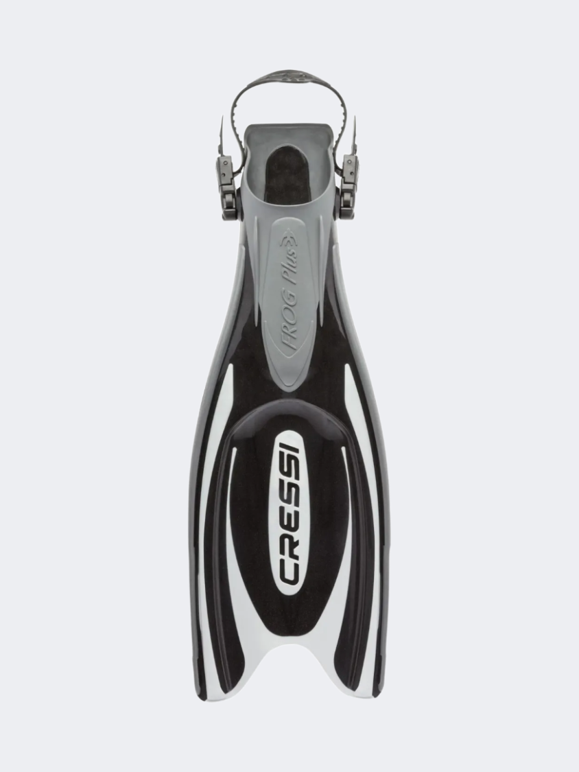 Cressi Frog Plus Unisex Diving Fins Black/Silver