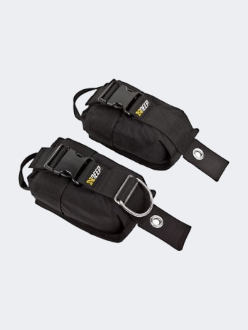 X-Deep Unisex Ha-001-1 Two Piece Weight Pockets M (3Kg Each) Black Diving Instrument