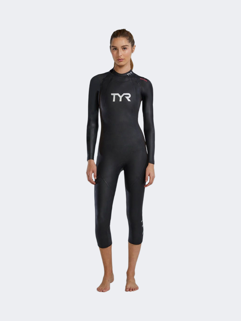 Tyr Hurricane Cat 1 Women Swimming Skin Suit Black/Orchid