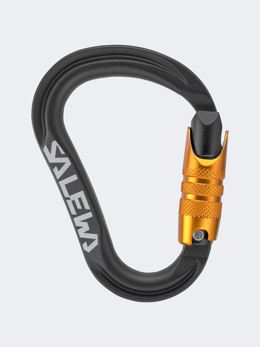 Salewa Ortles Hms C.3 Carabiner Medium Climbing Equipment Black/Orange