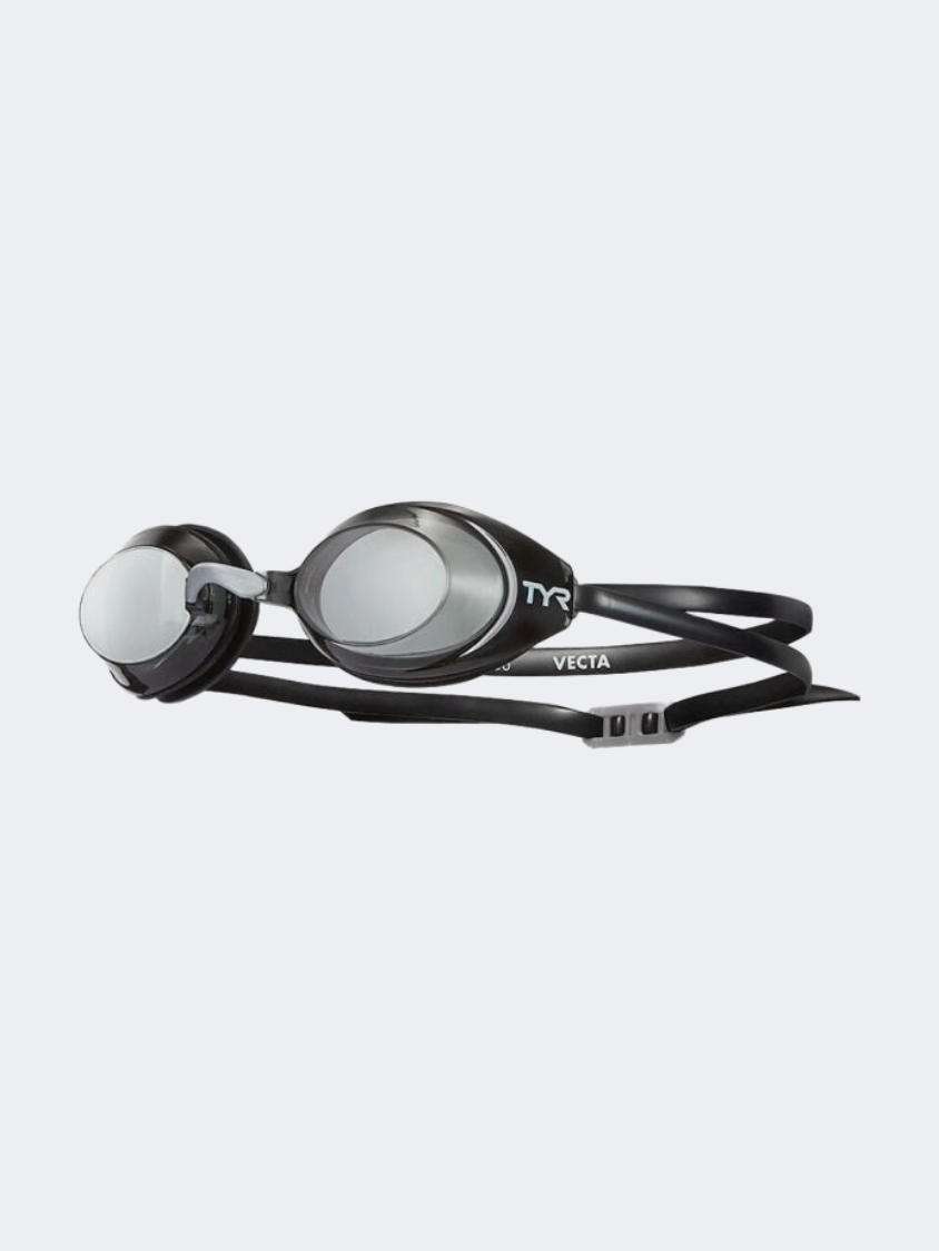 Tyr Vecta Racing Unisex Swim Goggles Smoke/Black