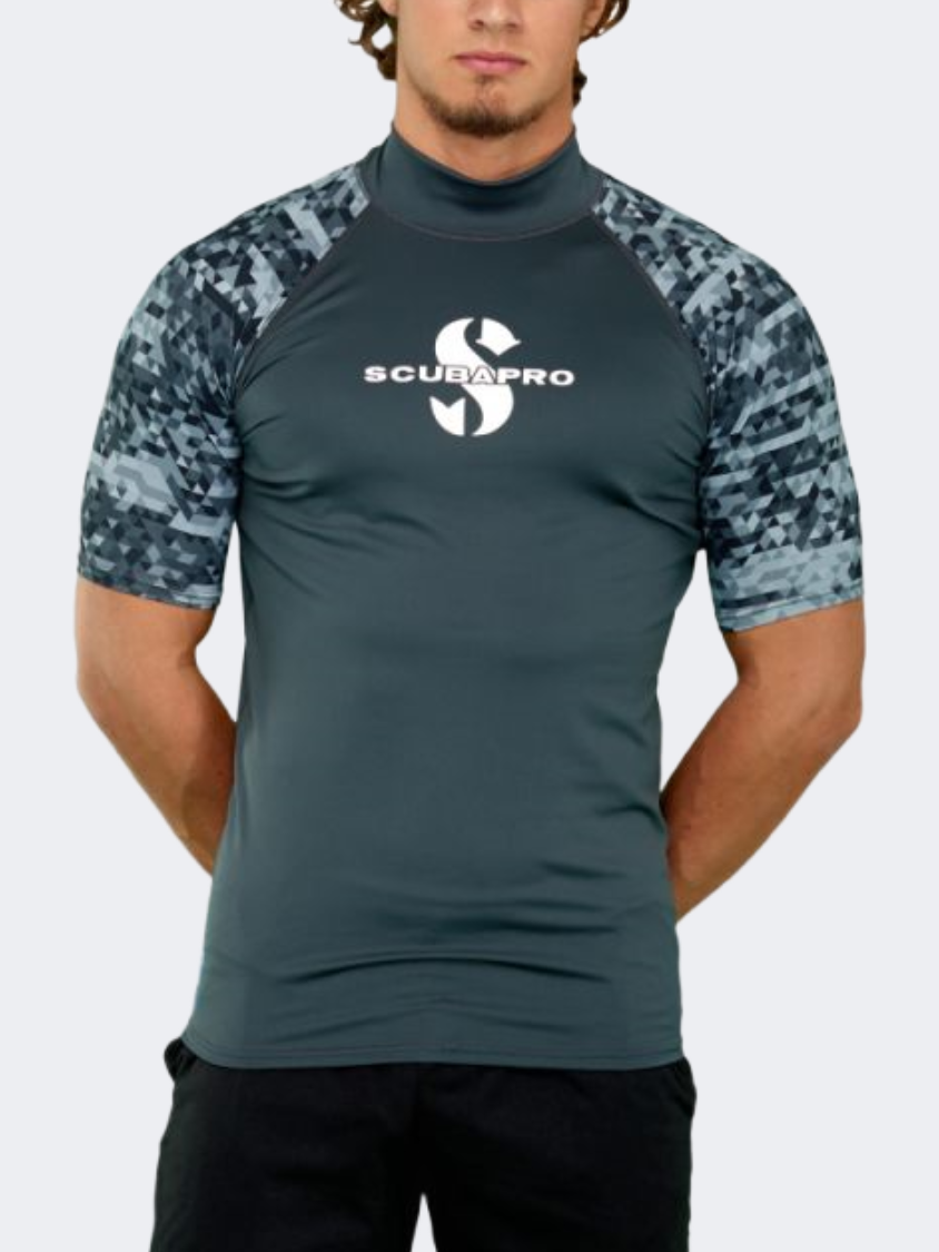 Scubapro Unisex Diving Graphite Upf50 Rushguard