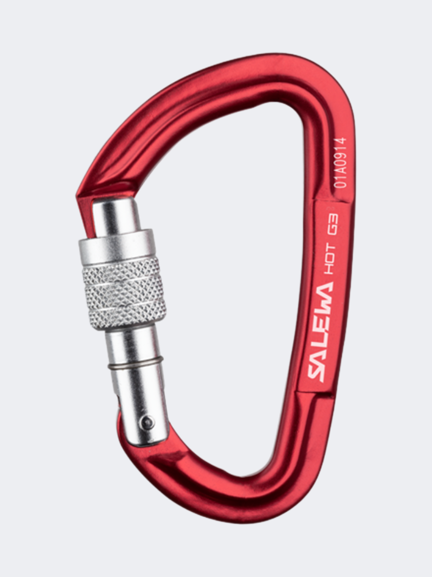 Salewa Hot G3 Screw Unisex Climbing Carabiner Red