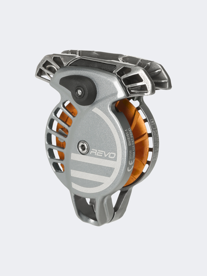 Wild Country Revo Belay Device Gunmetal/Tangerine