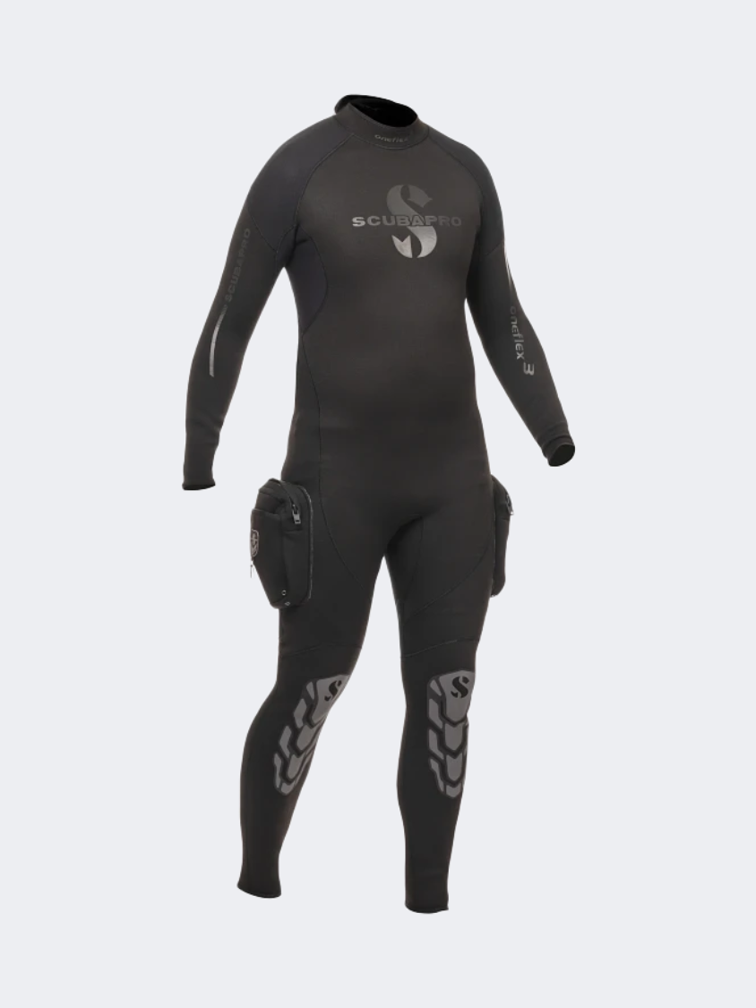 Scubapro Oneflex Steamer W/Pocket, Men, 3Mm Black