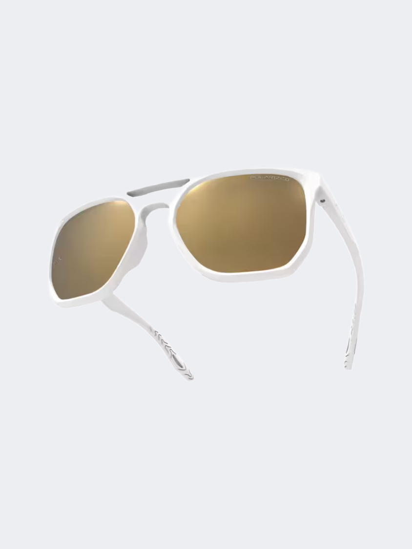 Hilx Carnage Matte White/Gold Mirror Polarized