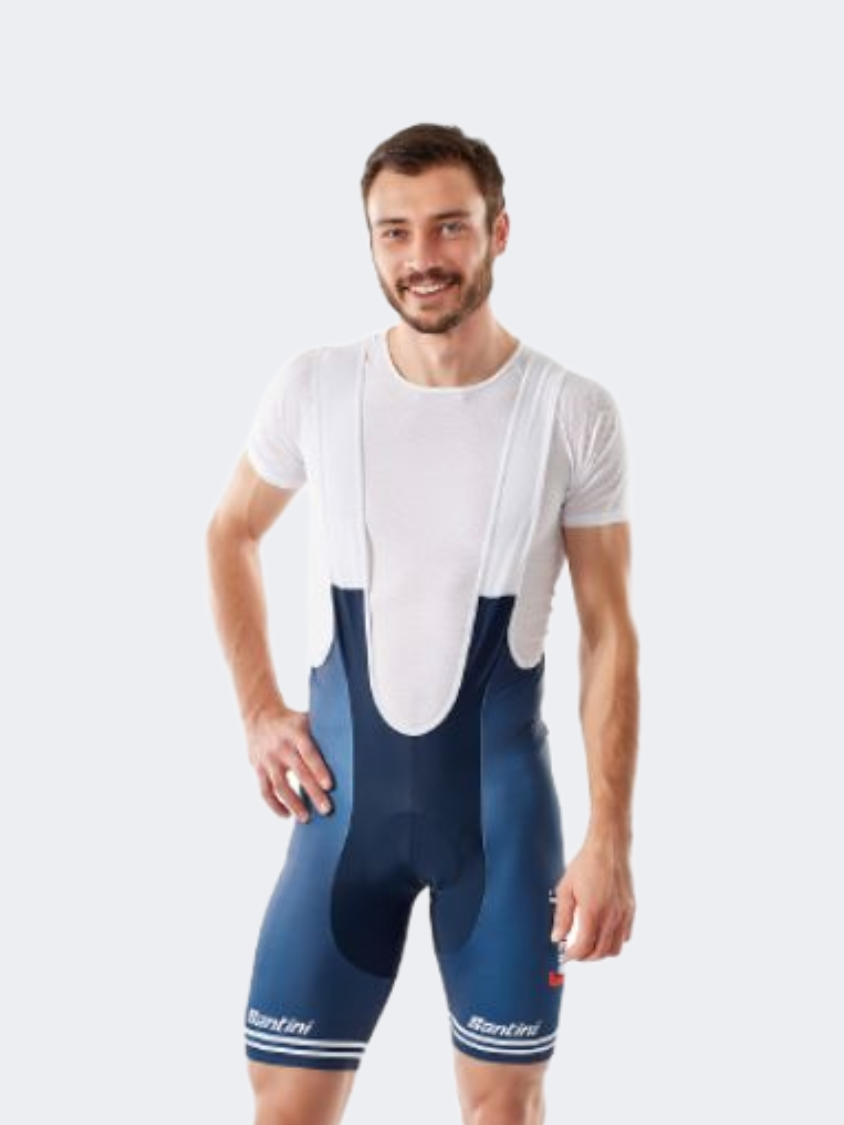 TRK Segafredo Replica Bib Men  Short Whte/Blu
