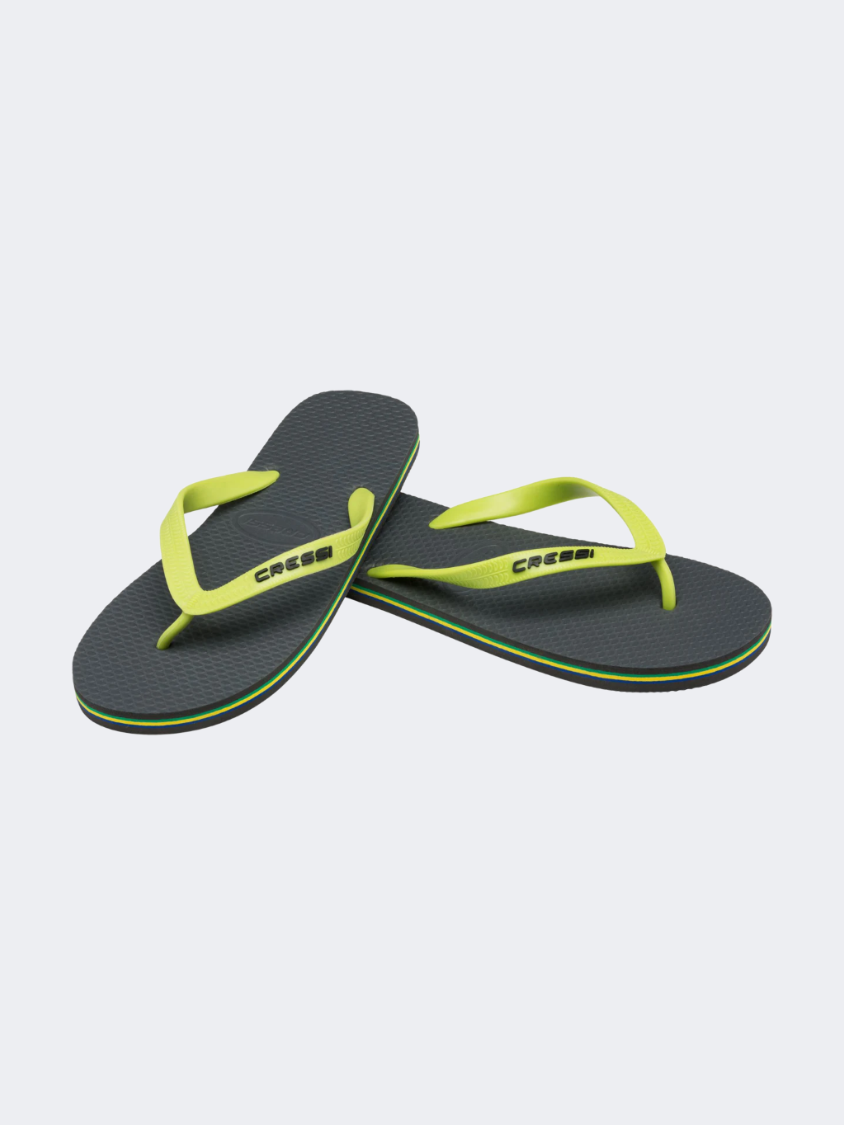 Cressi Unisex Swim Slippers Dark Green/Lime