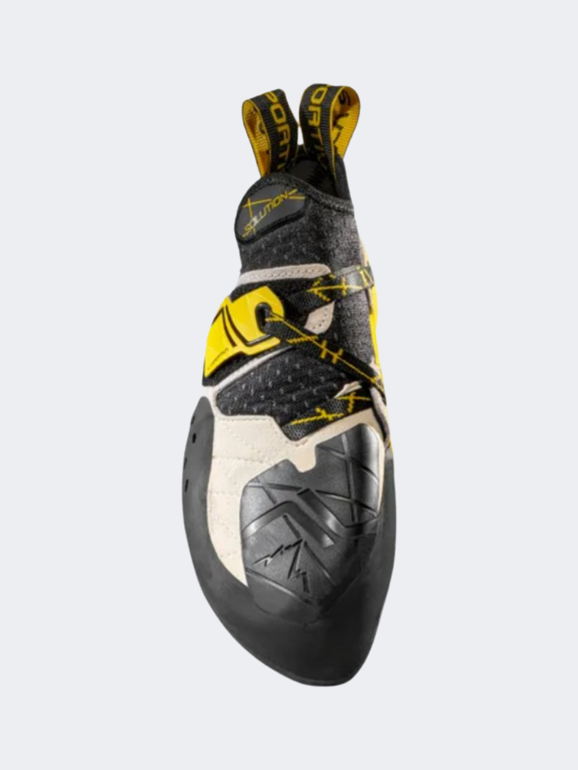 La Sportiva Solution Men Climbing Shoes White/ Yellow