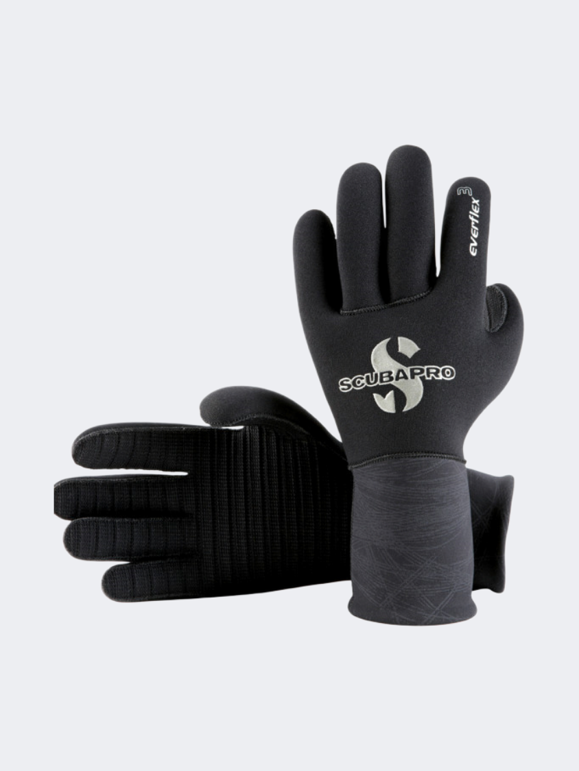Scubapro Unisex Diving 58.130 Everflex 3 Mm Black Gloves