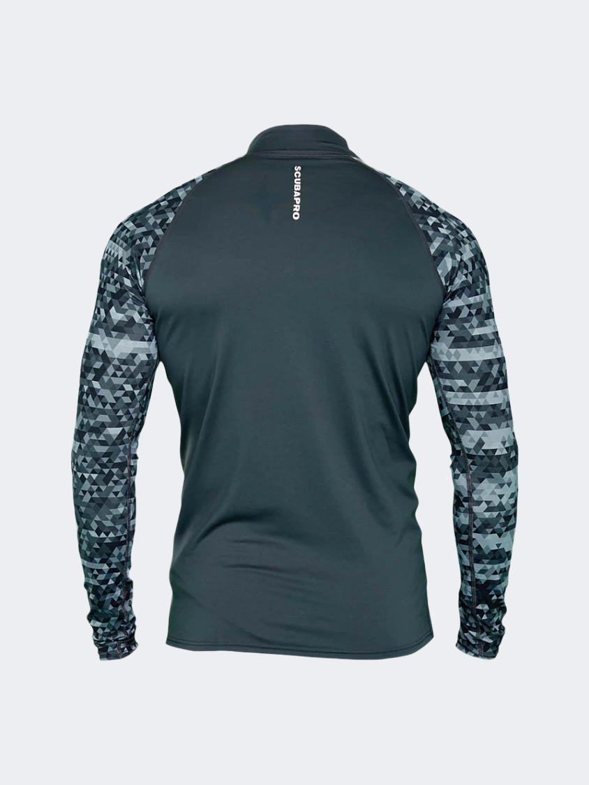Scubapro Upf 50 Long Sleeve Diving Rashguard Graphite