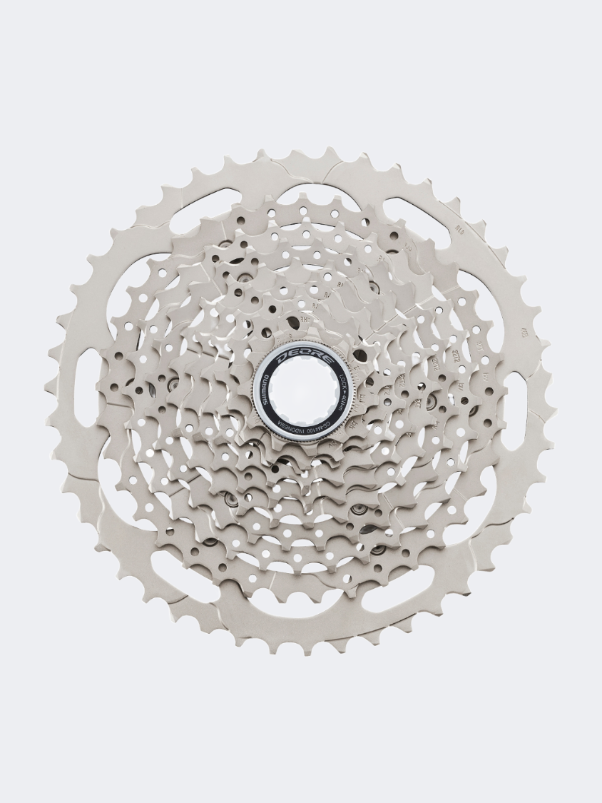 Shimano Deore Cs-M4100 Cassette 10-Speed 11-46 Silver