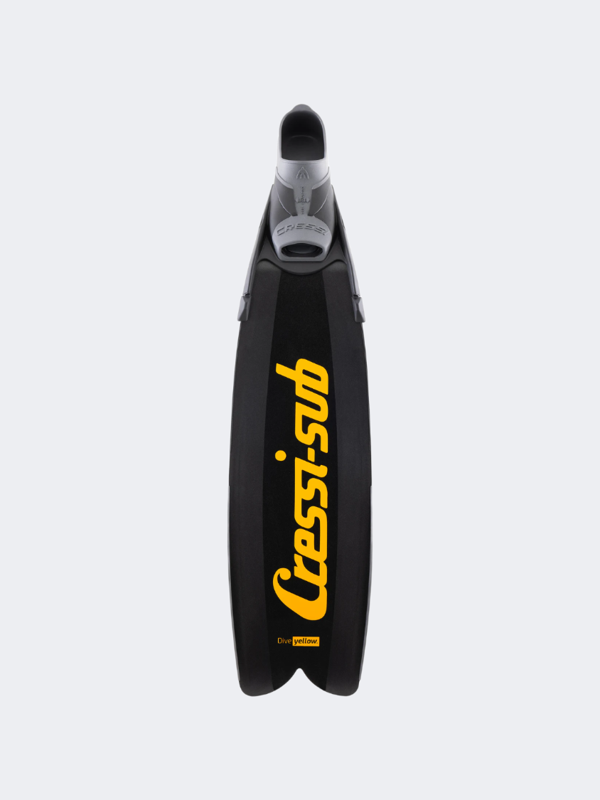 Cressi Gara Turbo Impulse 80Th Anniversary Unisex Spear Fins Black/Yellow