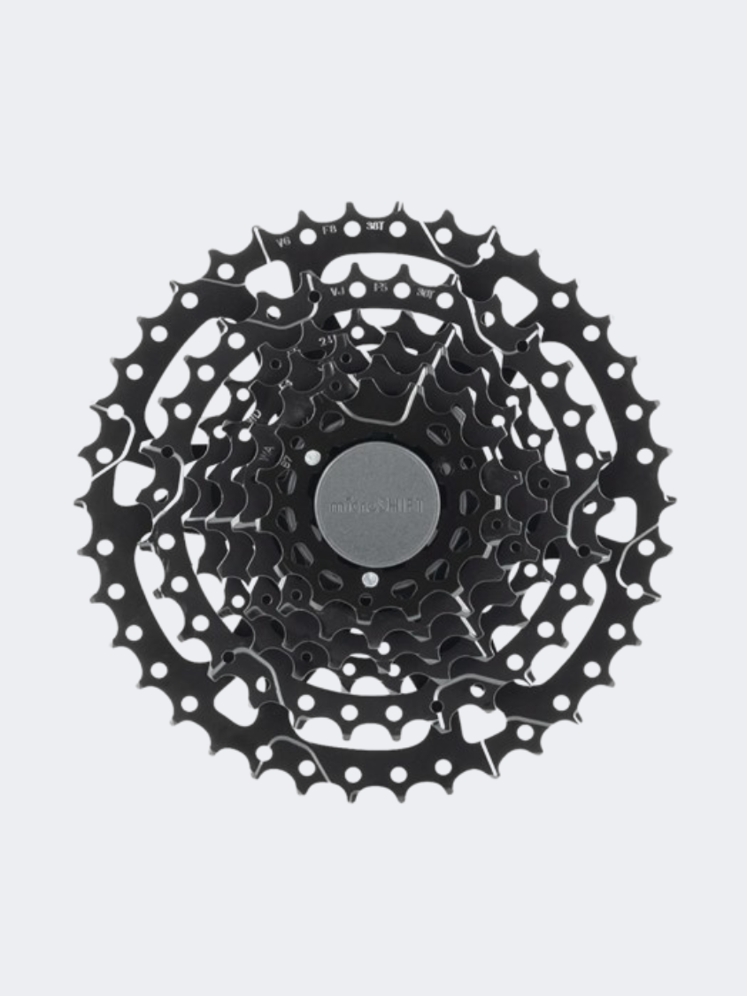 Microshift Cassette Microshift Cs-H083 11-38T 8-S Biking Spare Parts Black