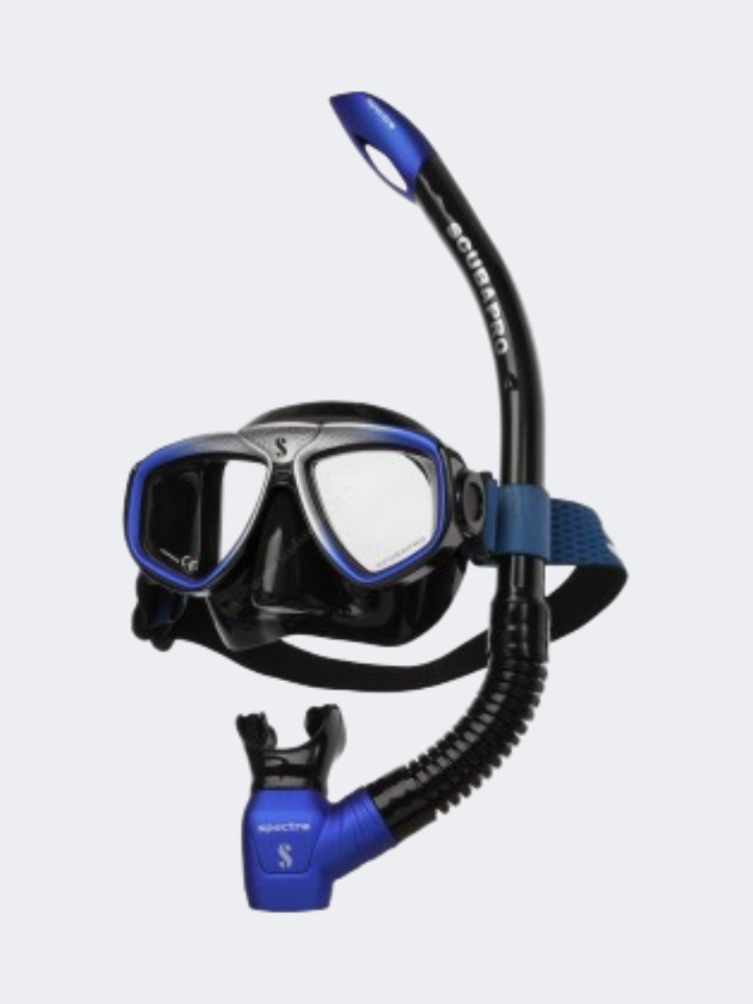 Scubapro Unisex Diving 24.158.225 Zoom Evo Combo Black/Blue Mask