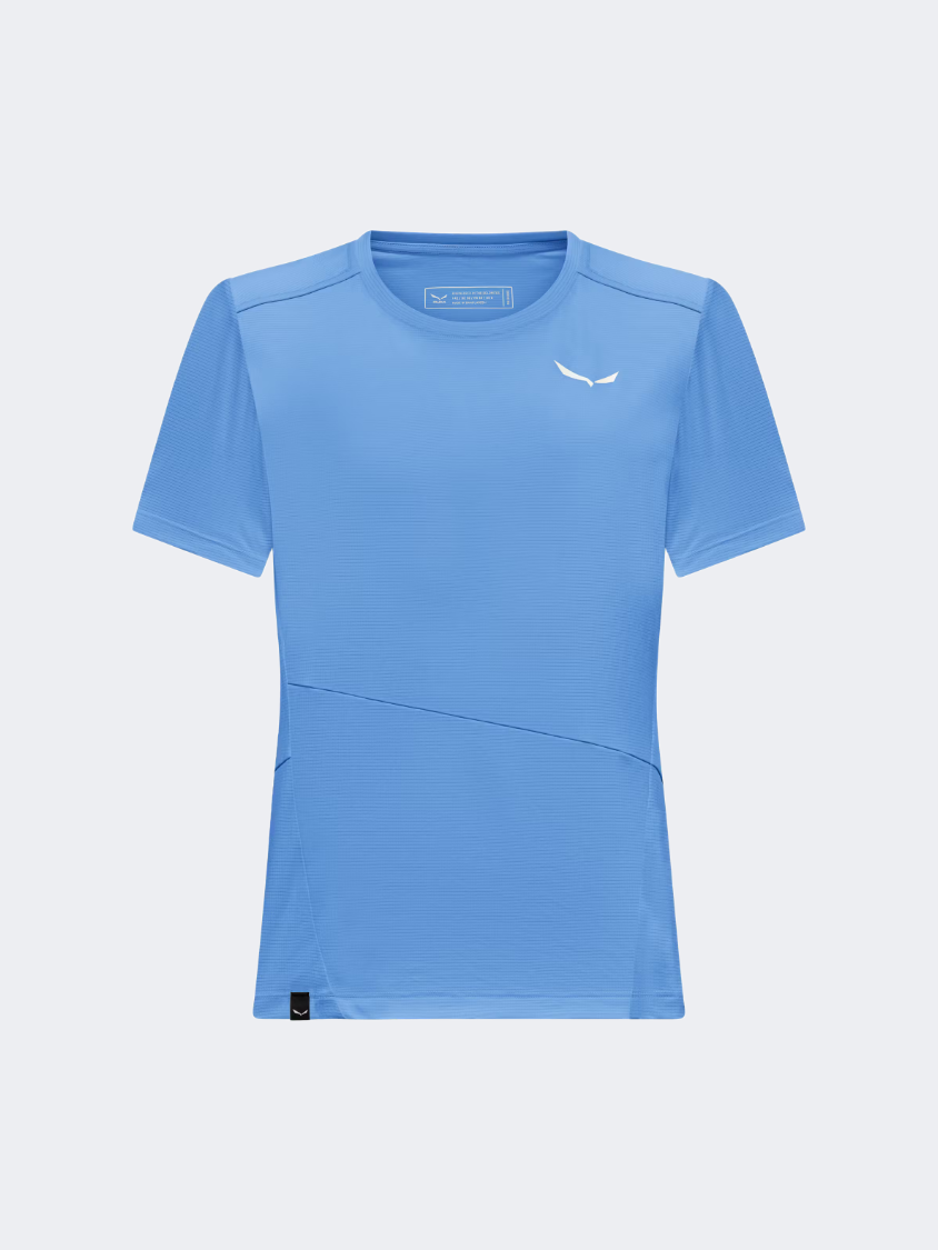 Salewa Puez Sporty Dry Women Hiking T-Shirt Morning Blue