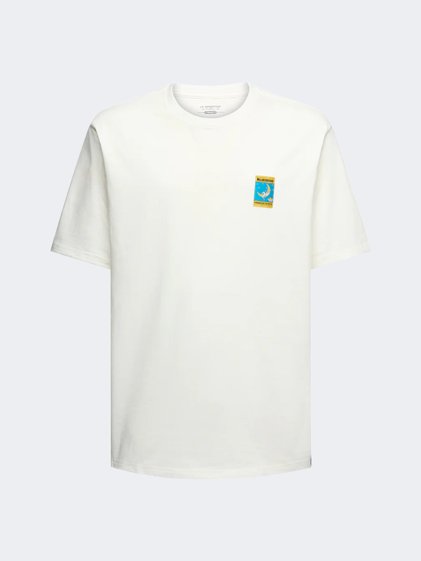 La Sportiva Moon Patch Men Climbing T-Shirt Chalk