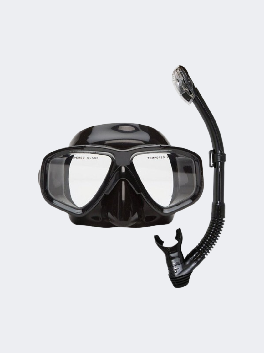 Xs Scuba Oceanways Caribbean Combo Unisex Diving Mask Black