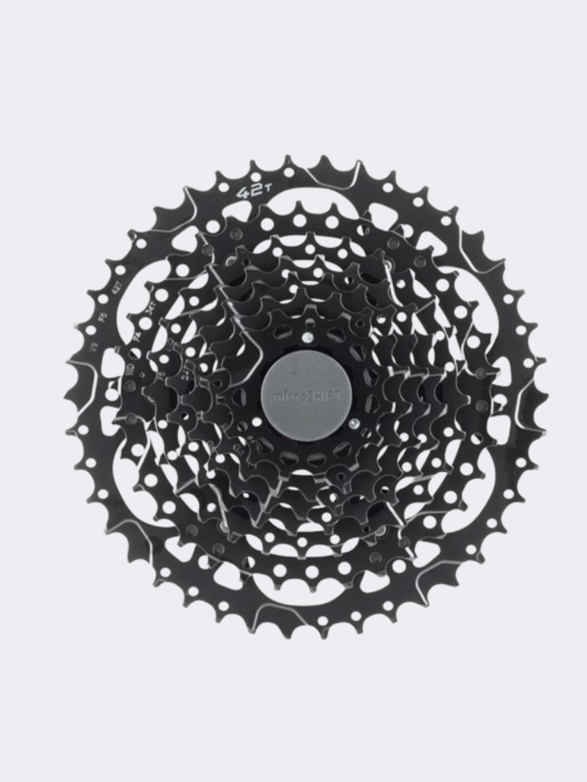 Microshift Cassette Microshift Cs-H093 11-42T 9-S Biking Spare Parts Black