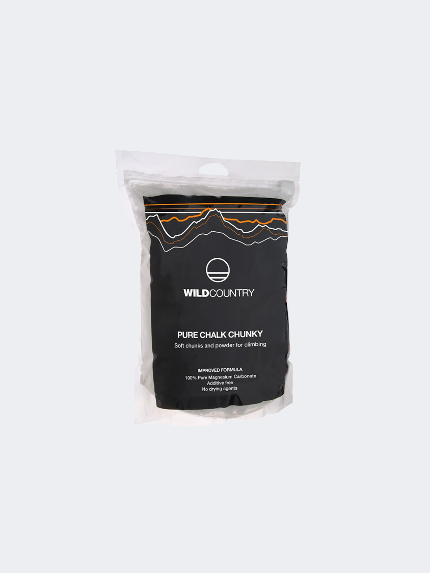 Wild Country Pure Chunky Climbing Powder Chalk Black/White/Orange