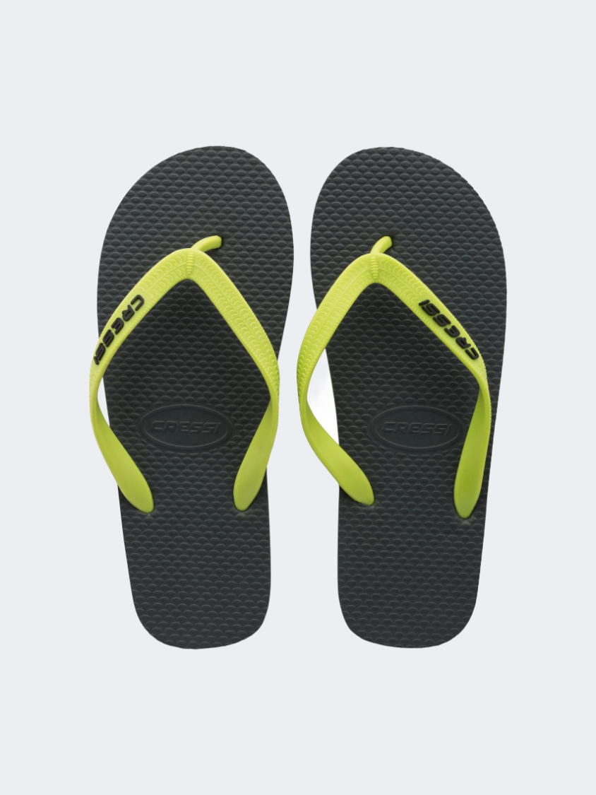 Cressi Unisex Swim Slippers Dark Green/Lime