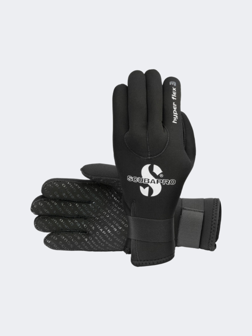Scubapro Unisex Diving 58.115 Hyperflex Glove 3M, Eco Black Gloves