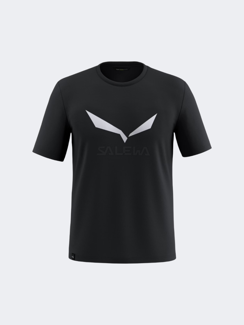 Salewa Solidlogo Dry Men Hiking T-Shirt Blackout