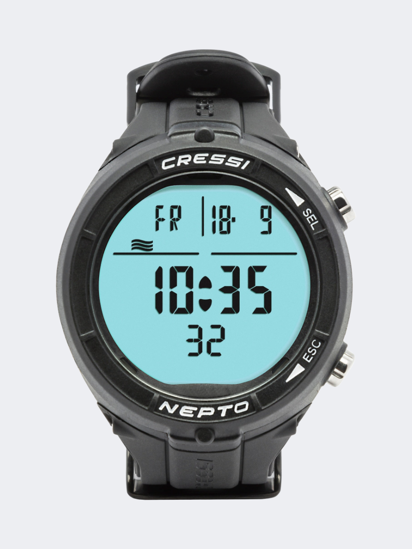 Cressi Nepto Watch Diving Computer Black