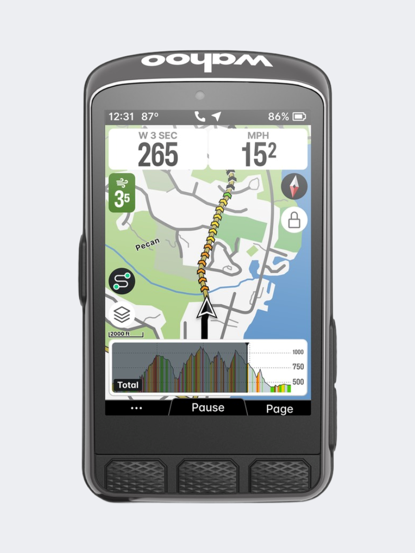 Wahoo Elemnt Ace Gps Biking Monitor Black