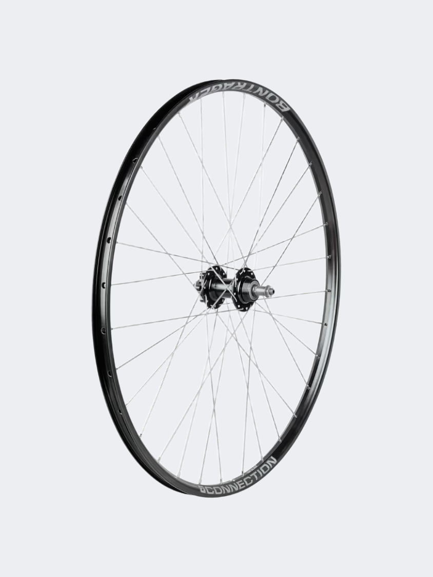 Trek Bontrager Connection Disc 700C Mtb Wheel Rear, Threaded Anthracite/Silver
