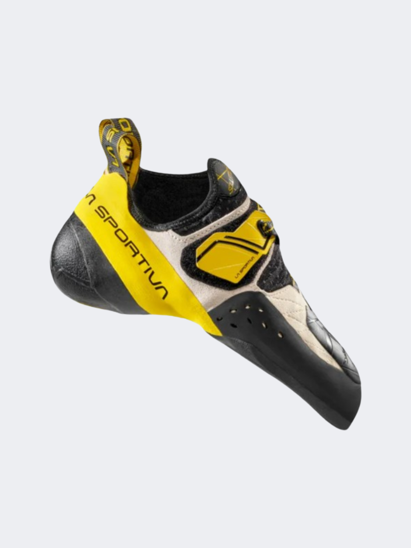 La Sportiva Solution Men Climbing Shoes White/ Yellow