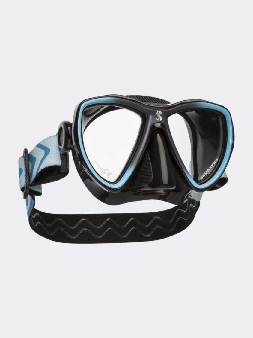 Scubapro Unisex Diving 24.716.230 Synergy Mini Mask Black/Turquoise Mask
