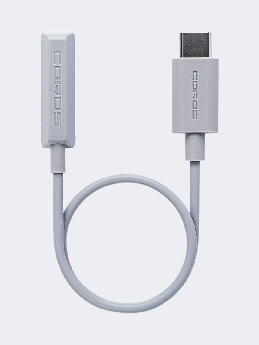 Coros Heart Rate (Usb-C) Charging Lifestyle Cable Grey