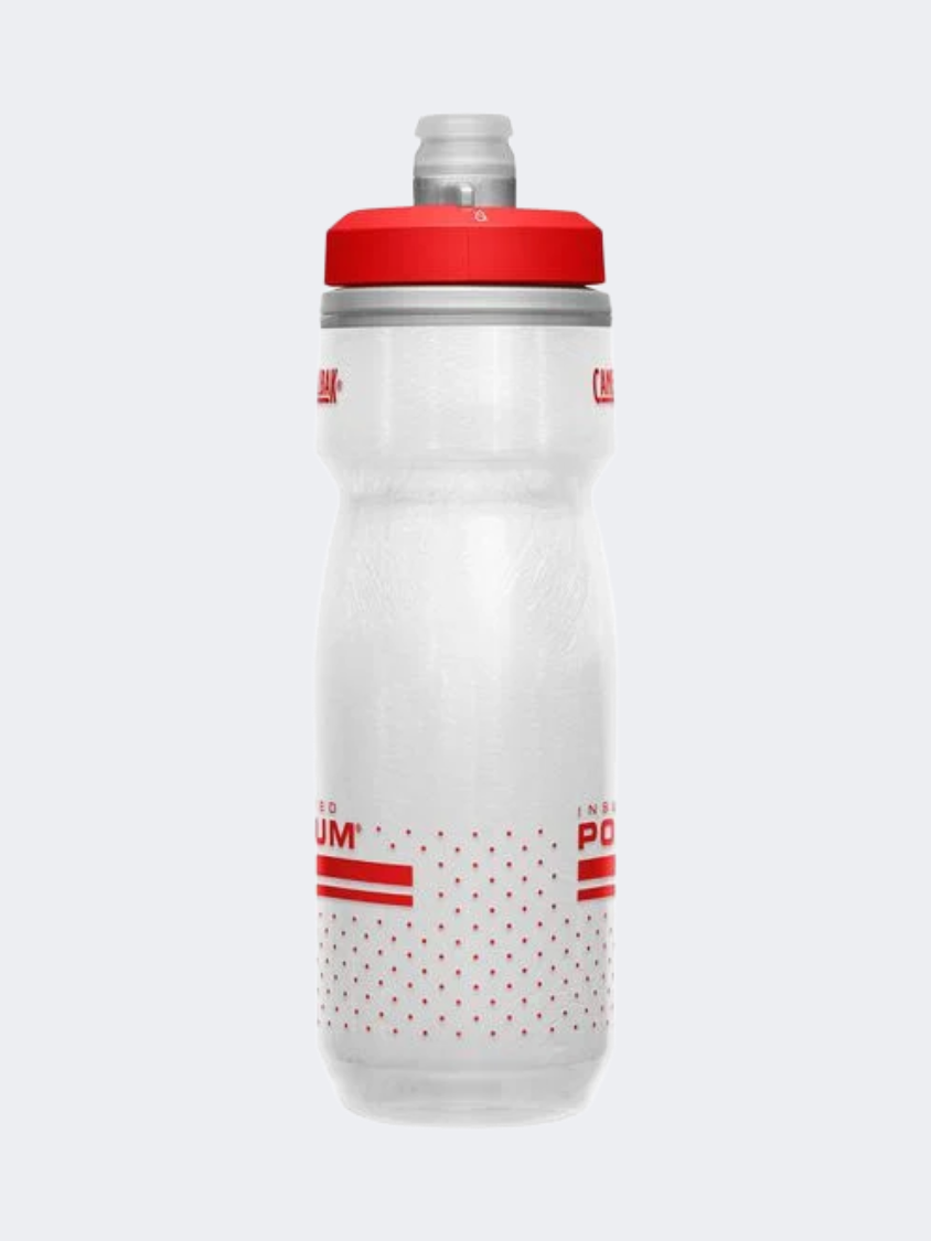 Camelbak Podium Chill 21 Oz Biking Bottle Fiery Red/White