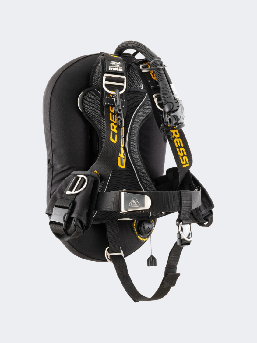 Cressi Aquawing Plus Bcd 80Th Anniversary Diving Bcd Black/Yellow